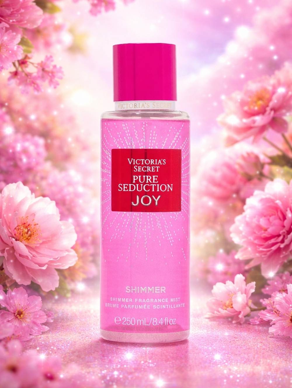 🌸 Victoria's Secret Pure Seduction Joy Shimmer Fragrance Mist 🌸 NEVER USED